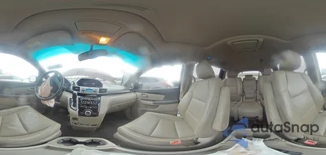 2013 Honda Odyssey Exl z USA, uszkodzony, nr VIN 5FNRL5H6XDB079723